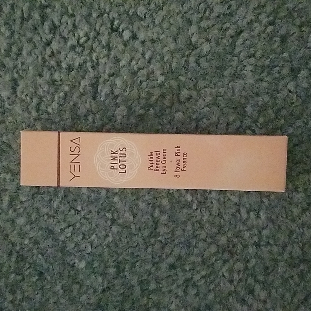 Yensa pink lotus peptide renewal eye cream